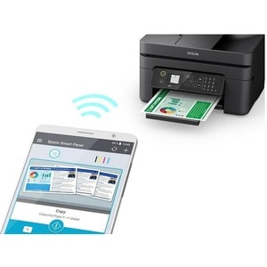 Epson WorkForce WF-2930DWF Wireless Inkjet Multifunction Printer - Colour - Copier/Fax/Printer/Scanner - 33 ppm Mono/18 pp