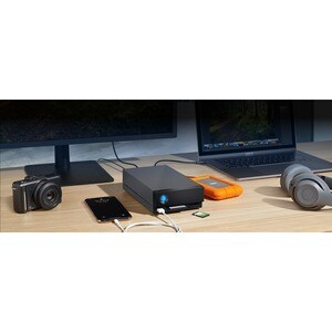LaCie 1big Dock STHS20000800 20 TB Hard Drive - External - Tablet Device Supported - Thunderbolt 3 - 7200rpm - 280 MB/s Ma