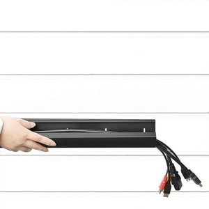 HAGOR Kabelbündler - Schwarz - Kabelabdeckung - 500 mm Länge - Aluminium