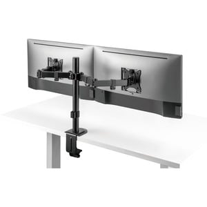 V7 DM1GCD Clamp Mount for Monitor - Landscape/Portrait - 2 Display(s) Supported - 43.2 cm to 81.3 cm (32") Screen Support 
