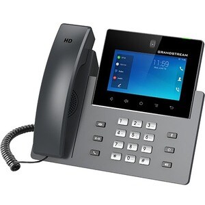 Grandstream GXV3450 IP Phone - Corded - Corded - Wi-Fi, Bluetooth - Desktop - VoIP - IEEE 802.11a/b/g/n/ac - 2 x Network (