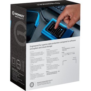 Kingston Vault Privacy 80 IKVP80ES/960G 960 GB Portable Solid State Drive - External - Smartphone, Desktop PC Device Suppo