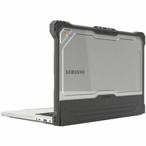 MAXCases Extreme Shell-L Rugged New Case for Samsung Chromebook, Notebook - Textured Grip - Black - Impact Resistant, Scra