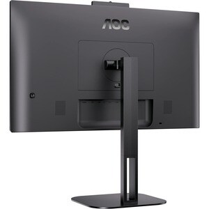 AOC 24V5CW 24" Class Webcam Full HD Gaming LCD Monitor - 16:9 - Matte Black - 60.5 cm (23.8") Viewable - In-plane Switchin
