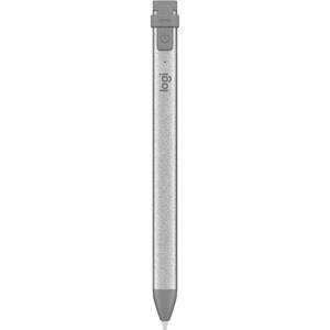 Lápiz óptico Logitech Crayon - Capacitivo/a Tipo de pantalla táctil admitida - Punta de stylus reemplazable - Aluminio, Ca