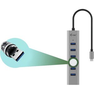 Hub USB i-tec - USB 3.2 (Gen 1) Tipo C - Portatili - 7 Total USB Port(s) - Windows, iPadOS, Linux, Mac, Android, ChromeOS
