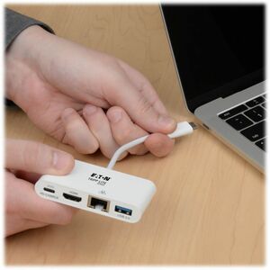 Station d'accueil Tripp Lite series U444-06N-HGU-C USB Type C pour Ordinateur de bureau, Tablette PC, Notebook - 2 x Ports