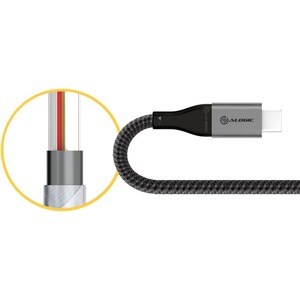 Alogic Super Ultra 3 m USB/USB-C Data Transfer Cable - 1 - Cable for Notebook, Phone, Tablet, Peripheral Device, Wall Char