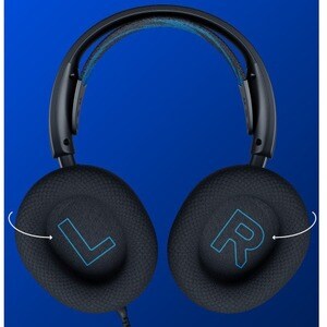 SteelSeries Arctis Nova 1P Wired On-ear Stereo Gaming Headset - Black - Binaural - Ear-cup - 36 Ohm - 20 Hz to 22 kHz - 12