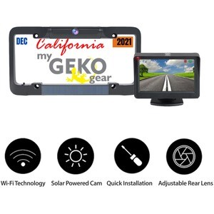 myGEKOgear by Adesso SOLARST Solar Powered Wireless Backup Camera - 4.3" Screen - Back-up - Wireless - 640 x 480 Video - C