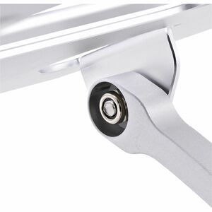 StarTech.com Laptop Stand for Desk, Ergonomic Laptop Stand Adjustable Height, Aluminum, Up to 22lb/10kg, Foldable Notebook