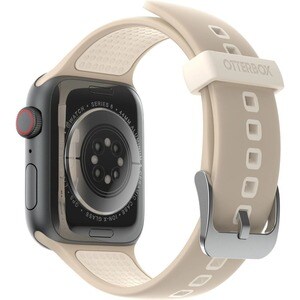 OtterBox Adjustable Watch Strap - Buckle Attachment - Brown - Silicon, Stainless Steel