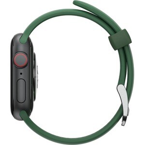 OtterBox Adjustable Smartwatch Band - Small (S) - Buckle Attachment - Green Envy - Silicon, Stainless Steel