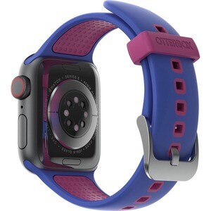 OtterBox Adjustable Watch Strap - Buckle Attachment - Blue - Silicon, Stainless Steel