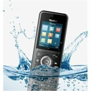 Yealink W59R Handset - Schwarz - Schnurlos - DECT, Bluetooth - 4,6 cm (1,8 Zoll) Screen Size - 1 Tag(e) Battery Talk Time