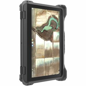 MAXCases Extreme Shell-F Slide Case for Dell 3100/3110 Chromebook 2:1 Convertible 11.6" (Gray/Clear) - For Dell Chromebook