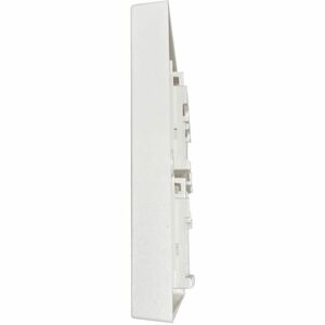 Eaton Tripp Lite Series 4-Port UK-Style Keystone Wall Plate, Unloaded Shuttered Module, White, TAA - 4 x Total Number of S