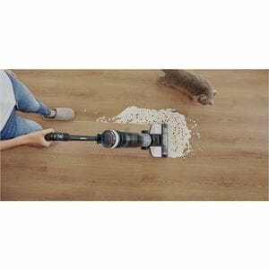 Tineco FW050600US Upright Vacuum Cleaner - Bagless - 9" (228.60 mm) Cleaning Width - Linoleum Floor, Laminate Floor, Hardw