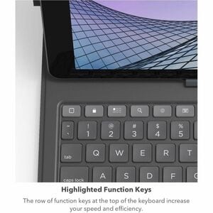 ZAGG Messenger Folio 2 Keyboard/Cover Case (Folio) for 10.9" Apple iPad (10th Generation) Tablet - Charcoal