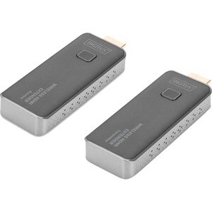 Digitus HDMI-Verlängerung - Schwarz - 1 x USB - 1 x HDMI - 50 m Erweiterter Flächenbereich - ABS
