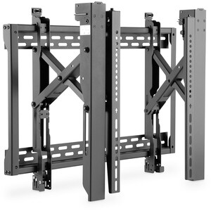 Digitus Wall Mount for Monitor, Video Wall - Black - Height Adjustable - 1 Display(s) Supported - 101.6 cm to 177.8 cm (70