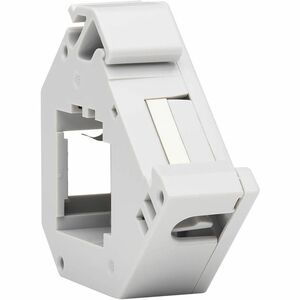 Eaton Tripp Lite Series DIN-Rail Mounting Enclosure Module for Snap-In Keystone Jacks and Couplers, Left Cover, TAA - Rugged