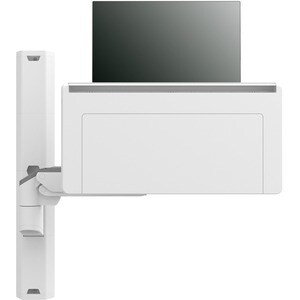 Ergotron CareFit Mounting Arm for Monitor, Mouse, Keyboard, LCD Display - White - Height Adjustable - 68.6 cm (27") Screen