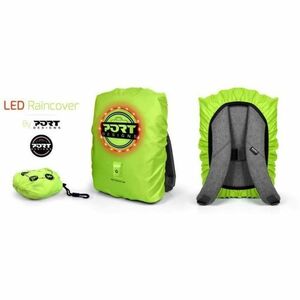 Port Rain Cover - Supports Backpack - 655 mm Height x 800 mm Width x 7 mm Depth - Water Resistant, Strap Closure, Water Pr