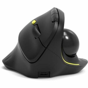 Port Mouse - Bluetooth - USB Type A, USB Type C - Optical - Black - 1 - Wireless - 2.40 GHz - 1600 dpi - Scroll Wheel, Tra