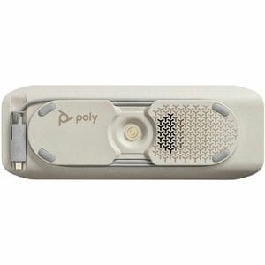 Poly Sync 40 Câblé / Sans fil Bluetooth Haut-parleur Main Libre - Argenté - 3Microphone(s) - 50 mm Enceinte(s)