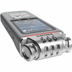 Philips VoiceTracer DVT4110 Audio Recorder for Lectures - 8 GBmicroSD Supported - 2" LCD - MP3, WAV, WMA - Headphone - 214