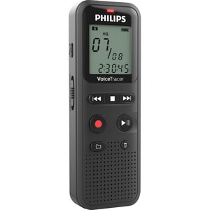 Philips Voice Tracer DVT1160 Voice Recorder 8GB - [Built-in ]Microphone, Speaker - 8 GB Flash Memory - WAV, PCM - High Qua