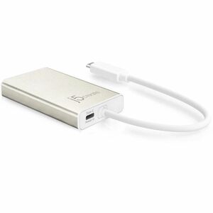 j5create JCA374-N USB Type C Docking Station for Tablet PC, Notebook - Charging Capability - Champagne Metallic - Portable