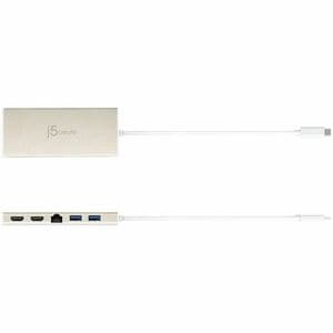 j5create USB Type C Docking Station - USB Type-C - 2 x HDMI Ports - HDMI
