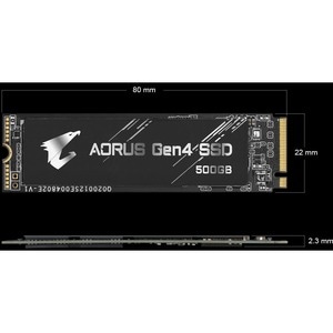 AORUS SSD 500GO PCI-E 4.0 AG4500G M.2 