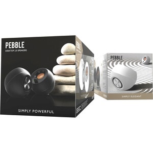 Creative Pebble 2.0 Speaker System - 4.4 W RMS - Black - 100 Hz to 17 kHz