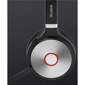 Yealink WH62 Dual UC Wireless Over-the-head Stereo Headset - Binaural - Supra-aural - 16000 cm - DECT CAT-iq - 32 Ohm - 20