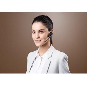 Yealink WH67 Wired/Wireless Earbud, Over-the-ear, Over-the-head, Behind-the-neck Mono Headset - Black - Monaural - Ear-cup