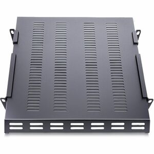 StarTech.com 1U 4-Post 19.5 to 38in Adjustable Mounting Depth Vented Rack Mount Shelf - Heavy Duty Fixed Rack Shelf - 330l