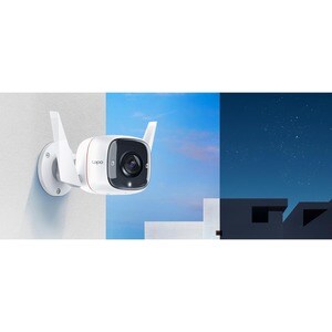 Telecamera di rete Tapo TC65 3 Megapixel Outdoor - Colore - Proiettile - 29,87 m Infrarossi Visione notte - H.264 - 2304 x