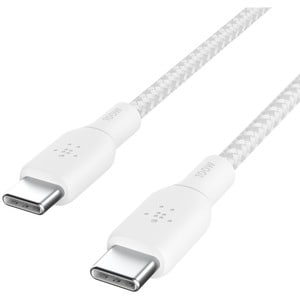 Belkin USB-C to USB-C Cable 100W - 2.01 m USB-C Data Transfer Cable for MacBook, MacBook Pro, iPad Air, iPad mini, ... - F