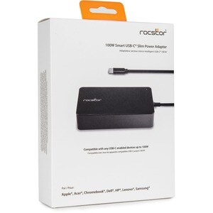Rocstor 100W Smart USB-C Laptop Power Adapter Charger - Compatible and perfect fit for Dell™,HP®,Lenovo®,Microsoft® Surfac