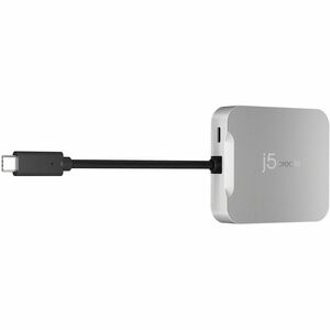 j5create Elite JCD391-N 5 Port(s) USB Type C Docking Station for Notebook, Keyboard, Mouse, Flash Drive, TV, MacBook - Cha