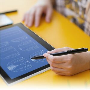 j5create Stylus - Replaceable Stylus Tip - Aluminium - Black - Notebook Device Supported