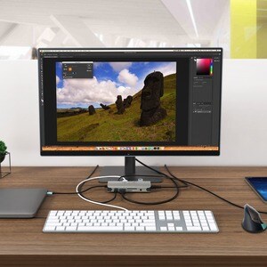 Dicota USB-Typ C Docking Station für Tablet, Monitor, Notebook, Smartphone - Speicherkartenleser - SD, microSD - 100 W - A