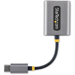 StarTech.com USB-C Headphone Splitter, USB Type C Dual Headset Adapter w/Mic Input, USB C to 3.5mm Audio Adapter/Earphone 