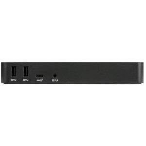Targus DOCK430 C型 USB 扩展插口 用于 台式计算机, 鼠标, 平板, 键盘, 显示器, 智能电话, 闪盘, 笔记本电脑 - 85 W - 黑, 灰 - 3 支持的显示器 - 4K, 2K, Full HD - 3840 x 