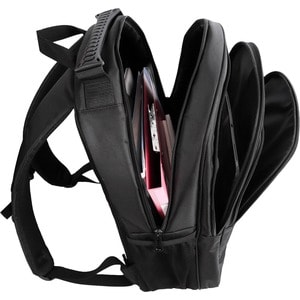 V7 Professional CBPX16-BLK Carrying Case (Backpack) for 39.6 cm (15.6") to 40.9 cm (16.1") Notebook - Black - RFID Resista