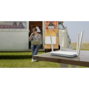 Router wireless D-Link EAGLE PRO AI G403 - Wi-Fi 4 - IEEE 802.11b/g/n - 1 SIM - Ethernet, Cellulare - 4G - GSM 900, GSM 18