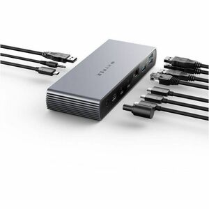 Targus HyperDrive HDTB4D-EU Thunderbolt 4 Docking Station für Monitor, Desktop-PC, Tablet, Notebook - Ladefunktion - Speic
